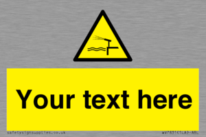 Custom warning water cannon